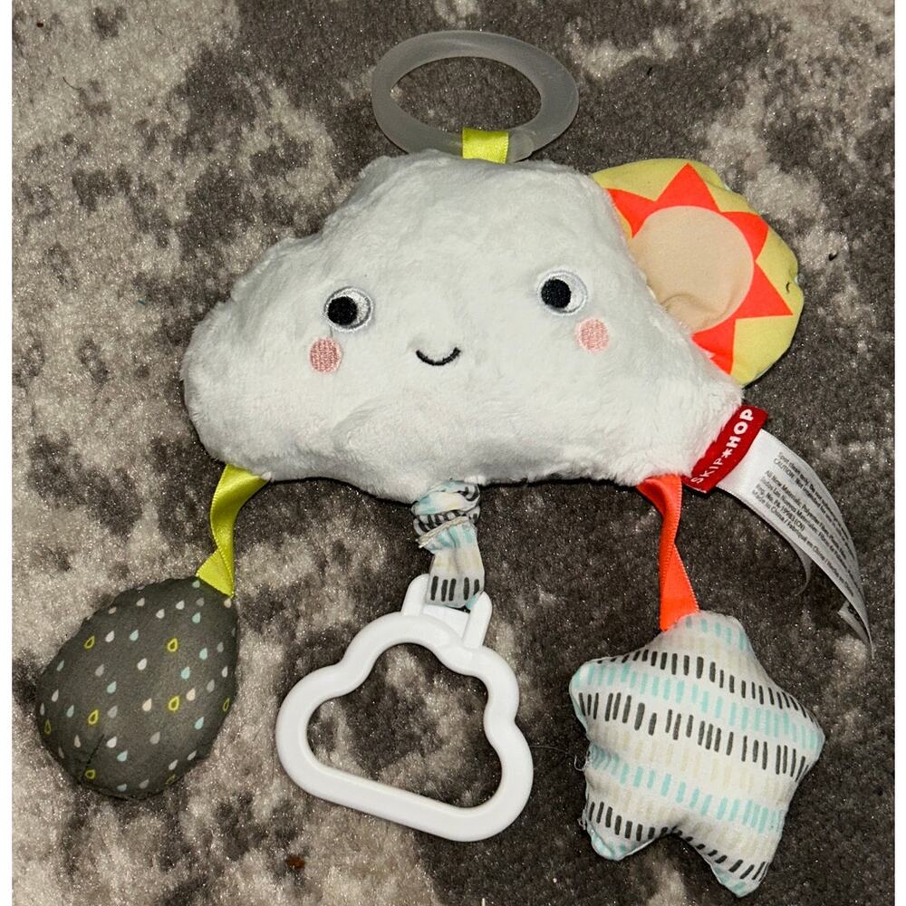 Hop Skip Silver Lining Cloud Jitter Stroller Toy